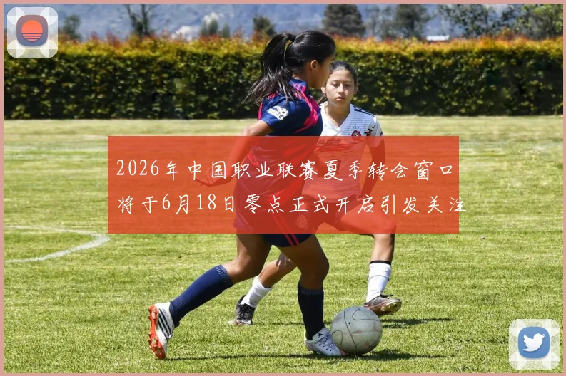 2026年中国职业联赛夏季转会窗口将于6月18日零点正式开启引发关注